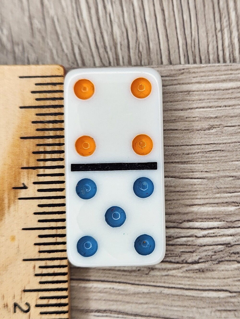4:5 Replacement Domino Large Dot Shiny Color 1½ X ¾ X ¼ Dominoes